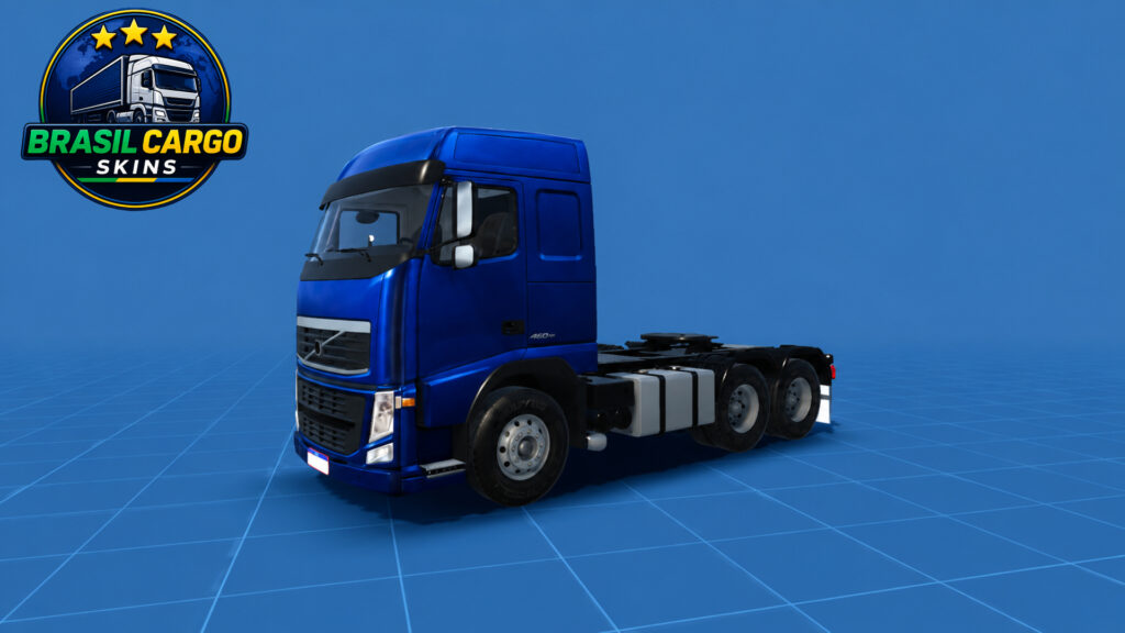 Skin F460 Azul Detalhado